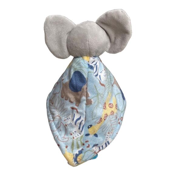Petite L’amour Baby Elephant Lovey Lovie Stuffy Security Blanket Infant Soft - Picture 2 of 10
